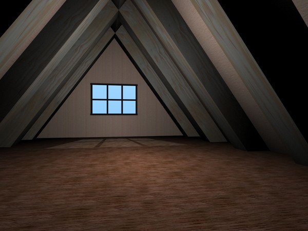 attic 3d model - Attic by 3DUniverse Pro